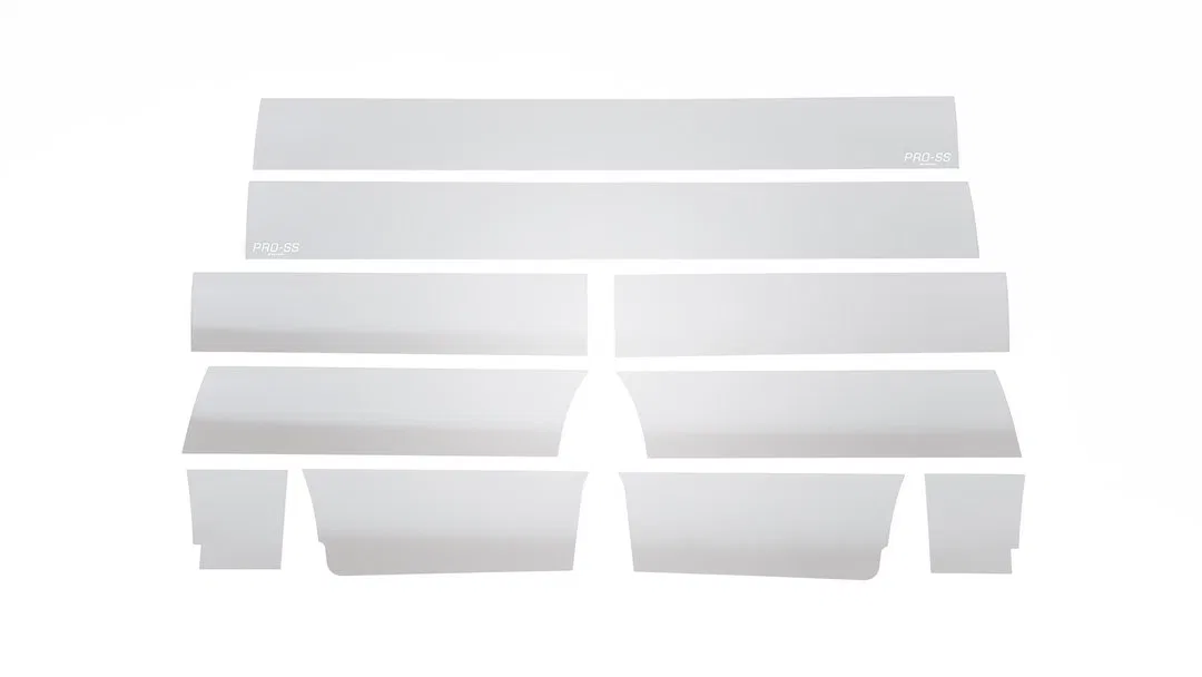 3751469 – PUTCO Rocker Panel Molding, 10 Piece Polished Stainless Steel 4-1/4 Inch Height